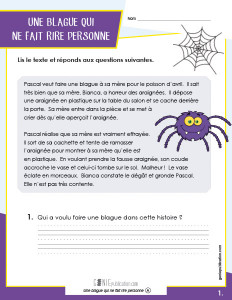 Une blague qui ne fait rire personne