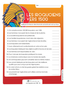 Les Iroquoiens vers 1500