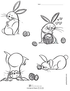 Coloriage de Pâques – 3
