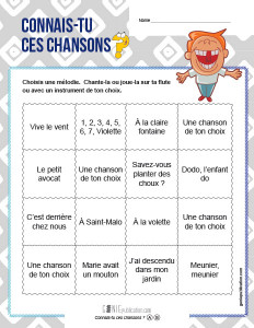 Connais-tu ces chansons ?