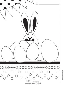 Coloriage de Pâques – 4
