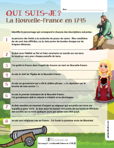 Qui suis-je ? – La Nouvelle-France en 1745