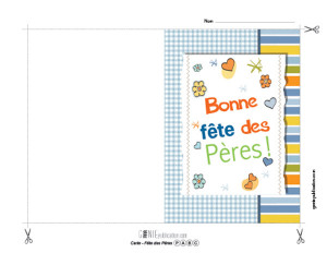 Carte de la fête des Pères – 1