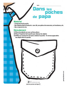 Dans les poches de papa
