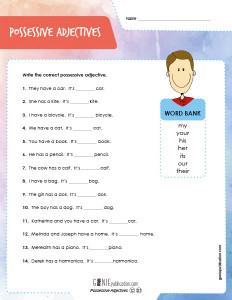 Possessive Adjectives
