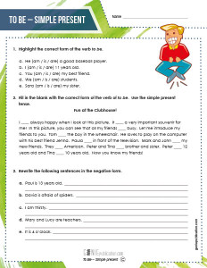 To Be – Simple Present