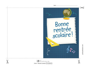 Carte de la rentrée – 2