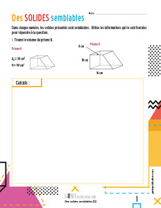 Des solides semblables