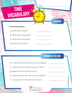 Time Vocabulary