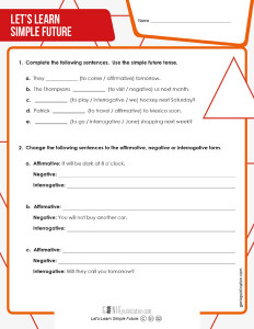 Let's Learn Simple Future