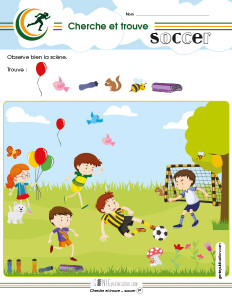 Cherche et trouve – soccer