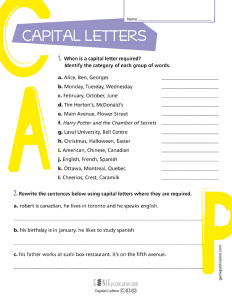 Capital Letters
