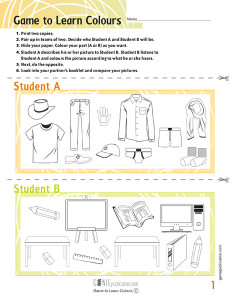 Game to Learn Colours