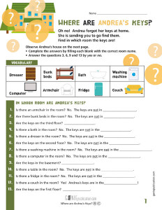 Where are Andrea's Keys?