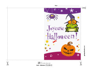 Carte de l'Halloween – 3