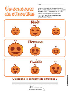 Un concours de citrouilles