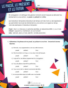Le passé, le présent et le futur