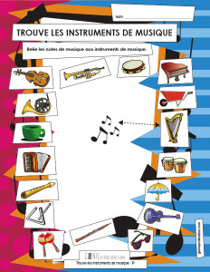 Trouve les instruments de musique