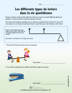 Les différents types de leviers dans la vie quotidienne