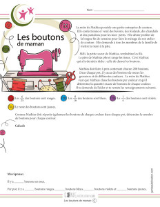 Les boutons de maman