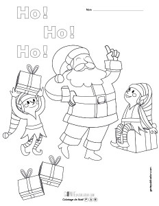 Coloriage de Noël – 2