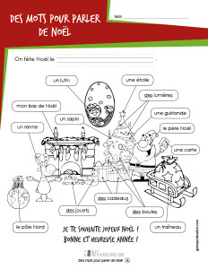 Des mots pour parler de Noël