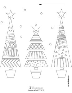 Coloriage de Noël – 3