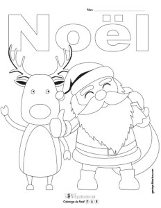 Coloriage de Noël – 4