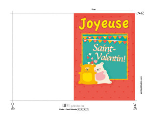 Carte de la Saint-Valentin – 1