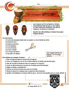 Un masque africain