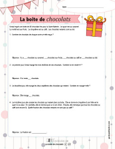 La boite de chocolats