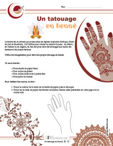 Un tatouage en henné
