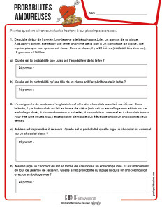 Probabilités amoureuses