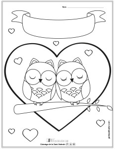 Coloriage de la Saint-Valentin – 2