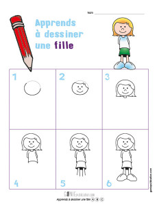 Apprends à dessiner une fille