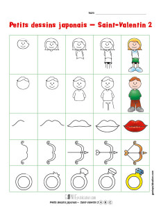 Petits dessins japonais – Saint-Valentin 2