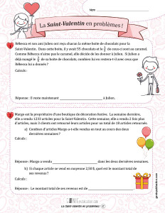 La Saint-Valentin en problèmes !