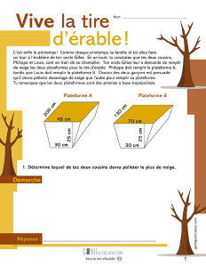 Vive la tire d'érable !