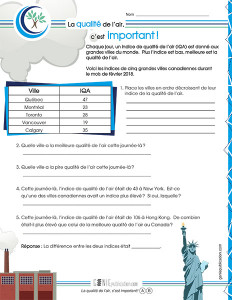 La qualité de l'air, c'est important !