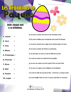 Les définitions de Pâques