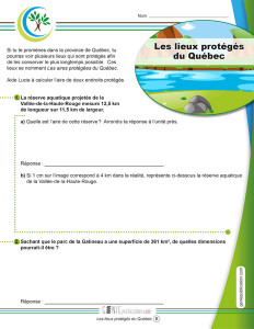 Les lieux protégés du Québec