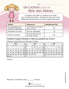 Un cadeau pour la fête des Mères