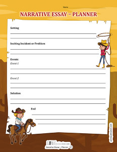 Narrative Essay – Planner (Primaire)