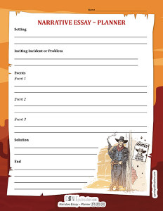 Narrative Essay – Planner (Secondaire)
