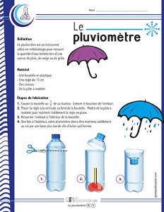 Le pluviomètre