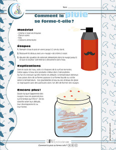 Comment la pluie se forme-t-elle ?