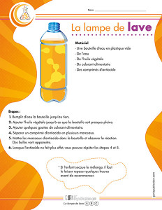 La lampe de lave