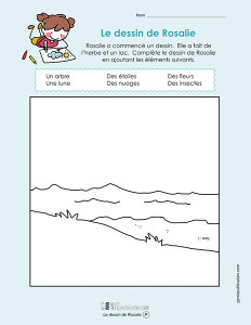 Le dessin de Rosalie