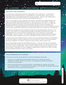 Les aurores : un phénomène impressionnant !
