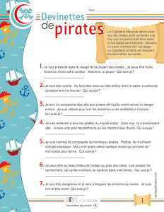 Devinettes de pirates